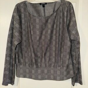 Express Plaid Sweater